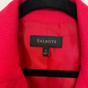Talbot's Pink Overcoat